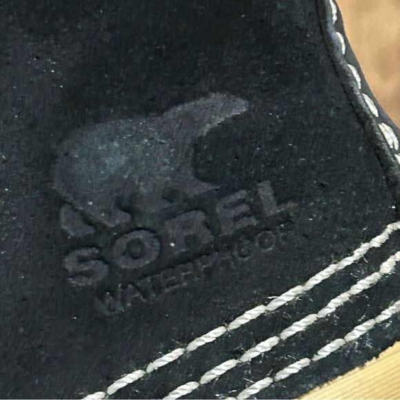 SOREL Joan of Arctic black waterproof snow winter boots shoes women’s 7 - Picture 4 of 8